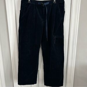 Gramicci Men's Dark Blue Corduroy Pants